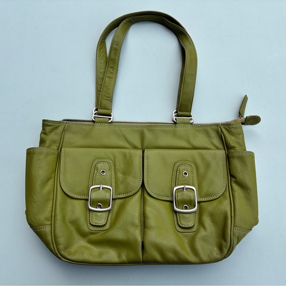 Ili Olive Green Shoulder Bag - Picture 1 of 4